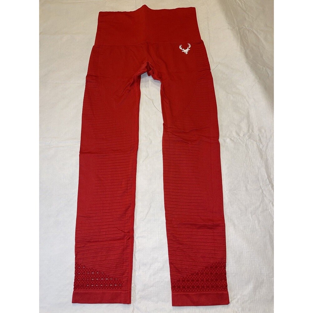 Women's Bucked Up Flex Leggings Size Medium Red
